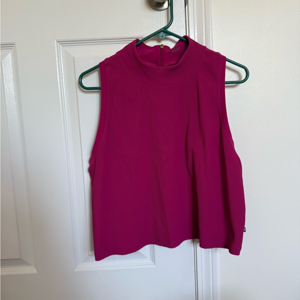 Athleta Keys Ribbed Fitted Crop - Picture 2 of 6